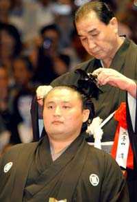 Danpatsu-shiki de Takanohana